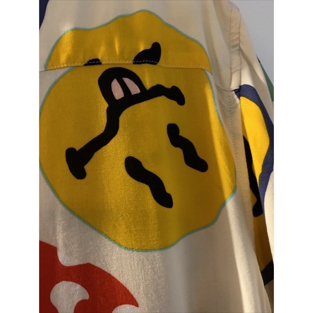 Cornerstore Bodega Button Down Pocket Graphic Col… - image 2